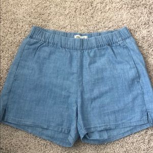 NWT Madewell Jean Fabric Shorts